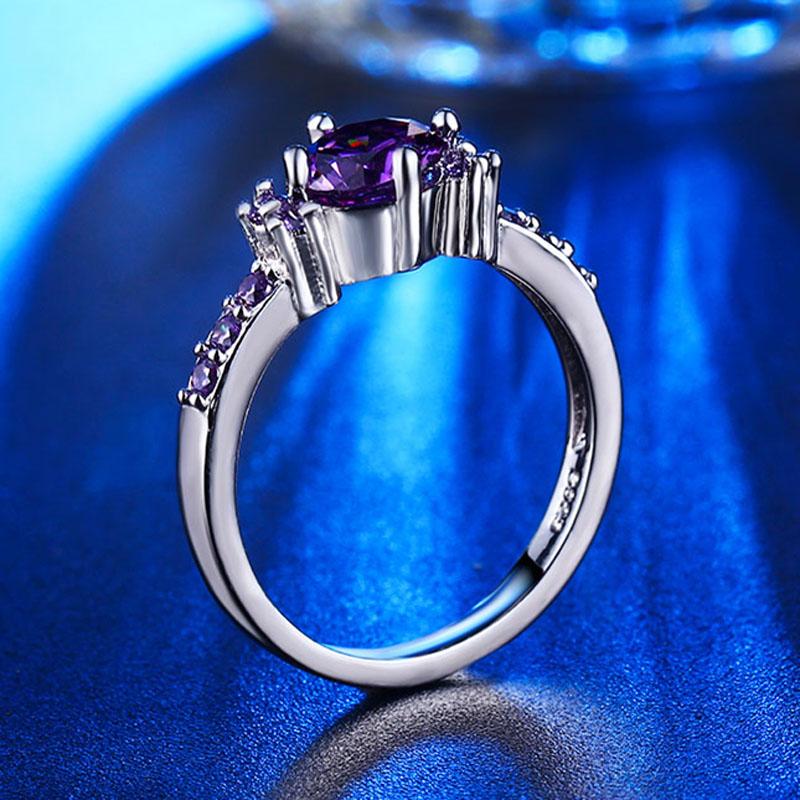 women's black ring 18K gold plated zircon rings fashion zircon ring women's accessories