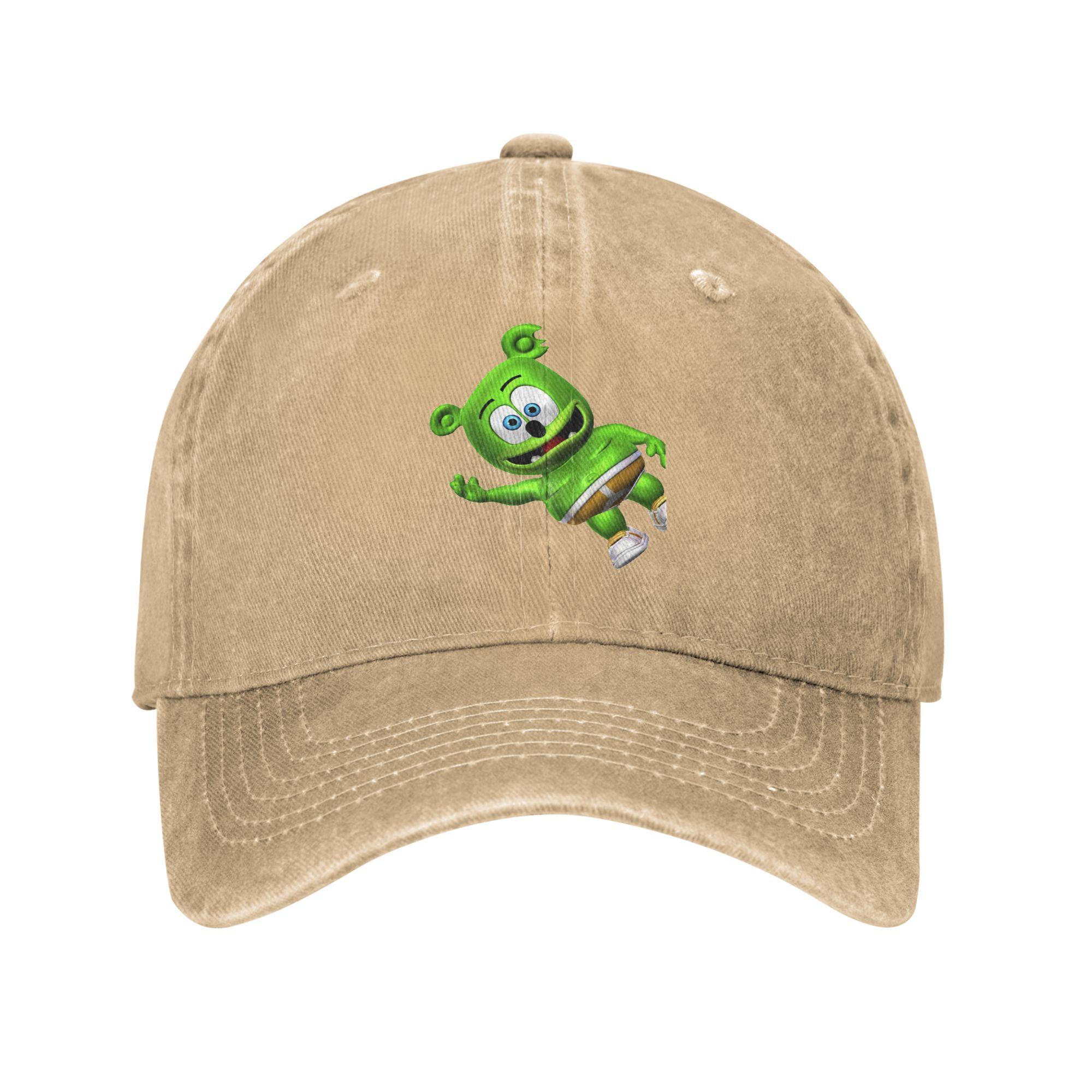 

Gummibar (the Gummy Bear) Denim Fabric Cap Casual Baseball Caps Adjustable Hat Summer Unisex Baseball Hats One Size