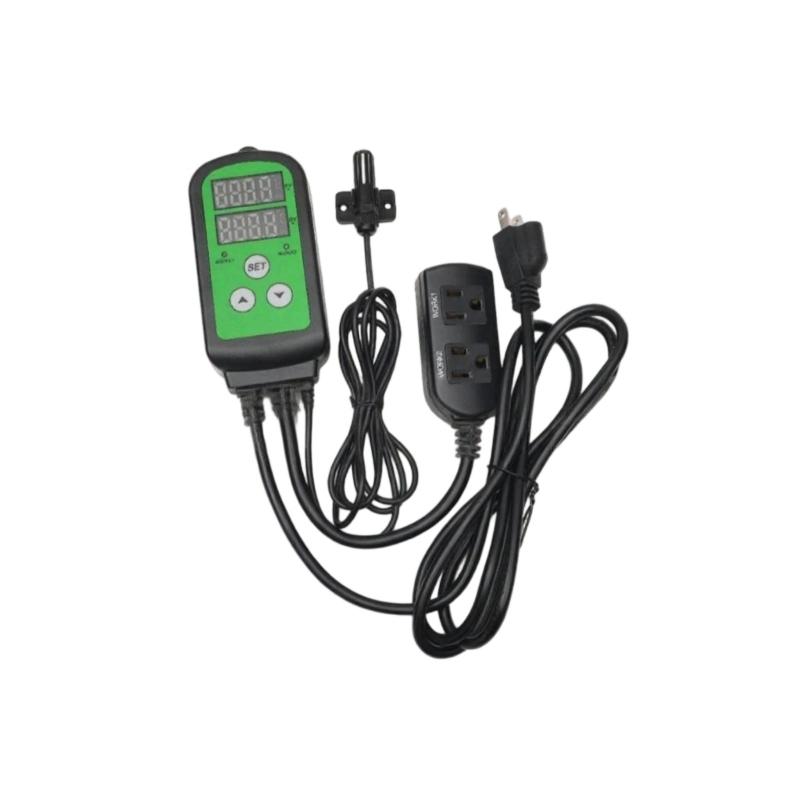 

1200W Digital Moisture Regulator with Intelligent Monitoring for Greenhouse Indoor Gardening Hydroponics and Grow Tents 1