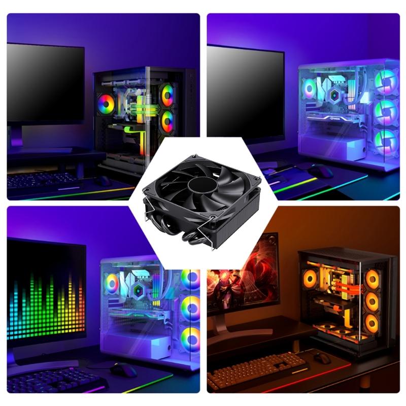 High Performances CPU Cooling Solution with Low Profile Design for Gaming and Workstations