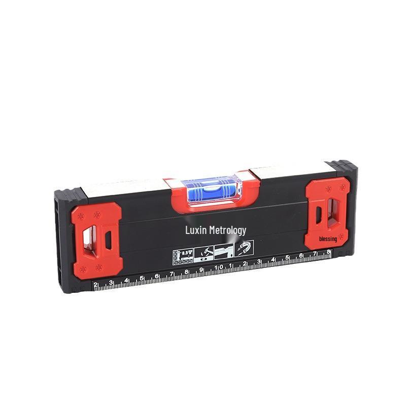 High-Precision Magnetic Mini Spirit Level, Durable Aluminum & Cast Iron, Drop-Resistant, Industrial Grade