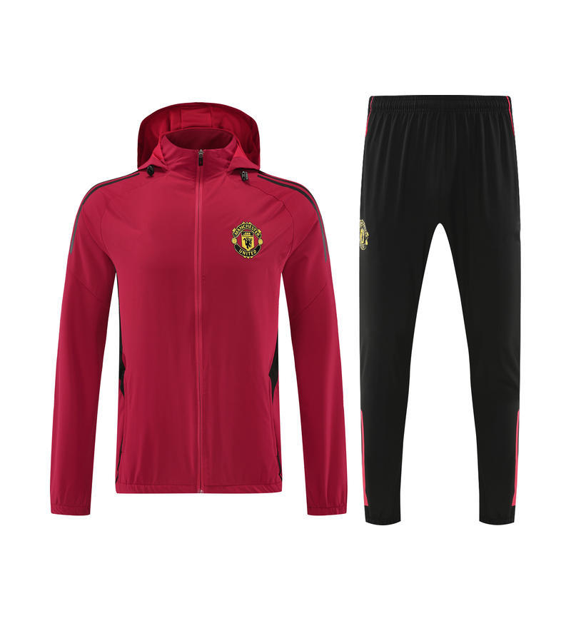 2526 Club Footwear Windbreaker Set, Manchester City, Paris, Barcelona, Arsenal, Marseille Boca, Argentinien
