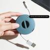 Portable Rotatable Data Cable, Round Cable Organizer, Multi-Style Cord Winder, Desktop Data Cable Management Storage Box