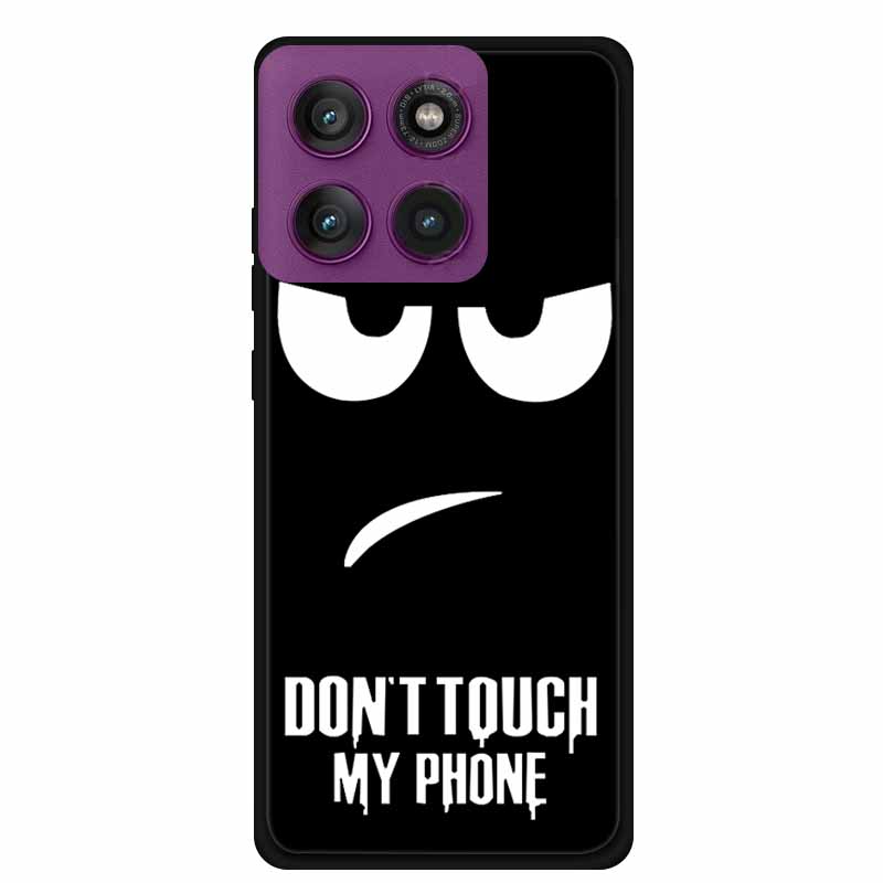 For Motorola Edge 60 Pro 5G Case Edge60 Pro Phone Case Tiger Black Silicone Soft Back Cover For Motorola Edge 60 Pro Case Coque