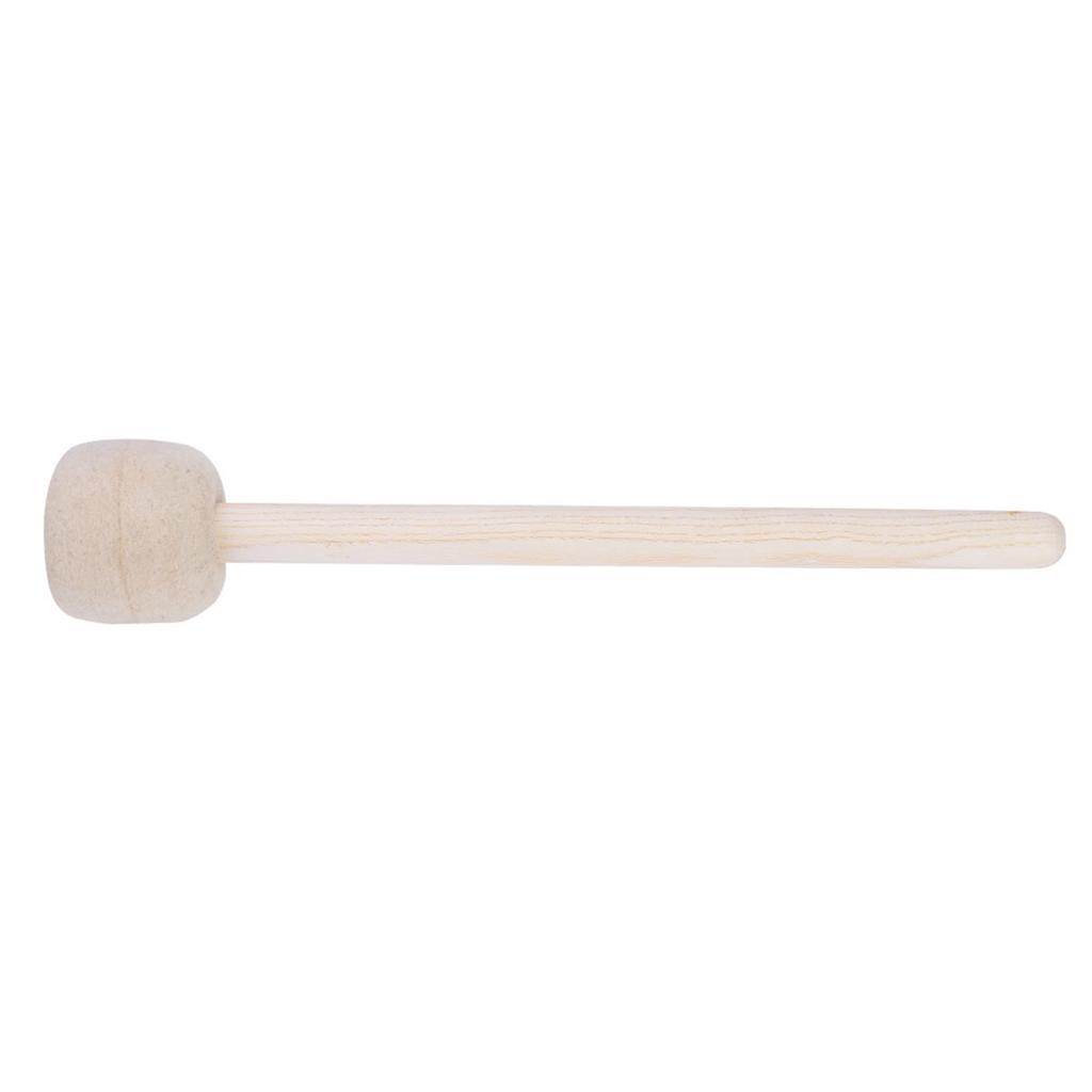 Durable Bass Drum Mallet Stick with Wool Felt Head Percussion Marching Band Accessory