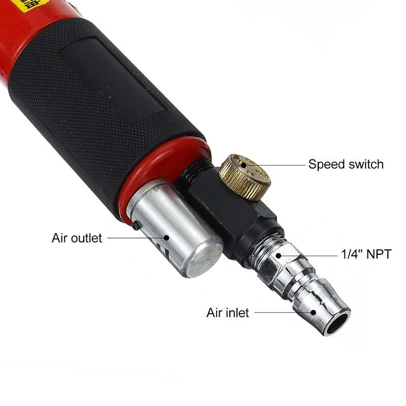 Mini High-speed Pneumatic Sander Polisher Machine 5 Inch Air Sander With Push Switch Sanding Pad Polishing Grinding Tool