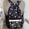 Cartoon Puppy Printed Backpack Junior High School Student Schoolbag Large Capacity Backpack