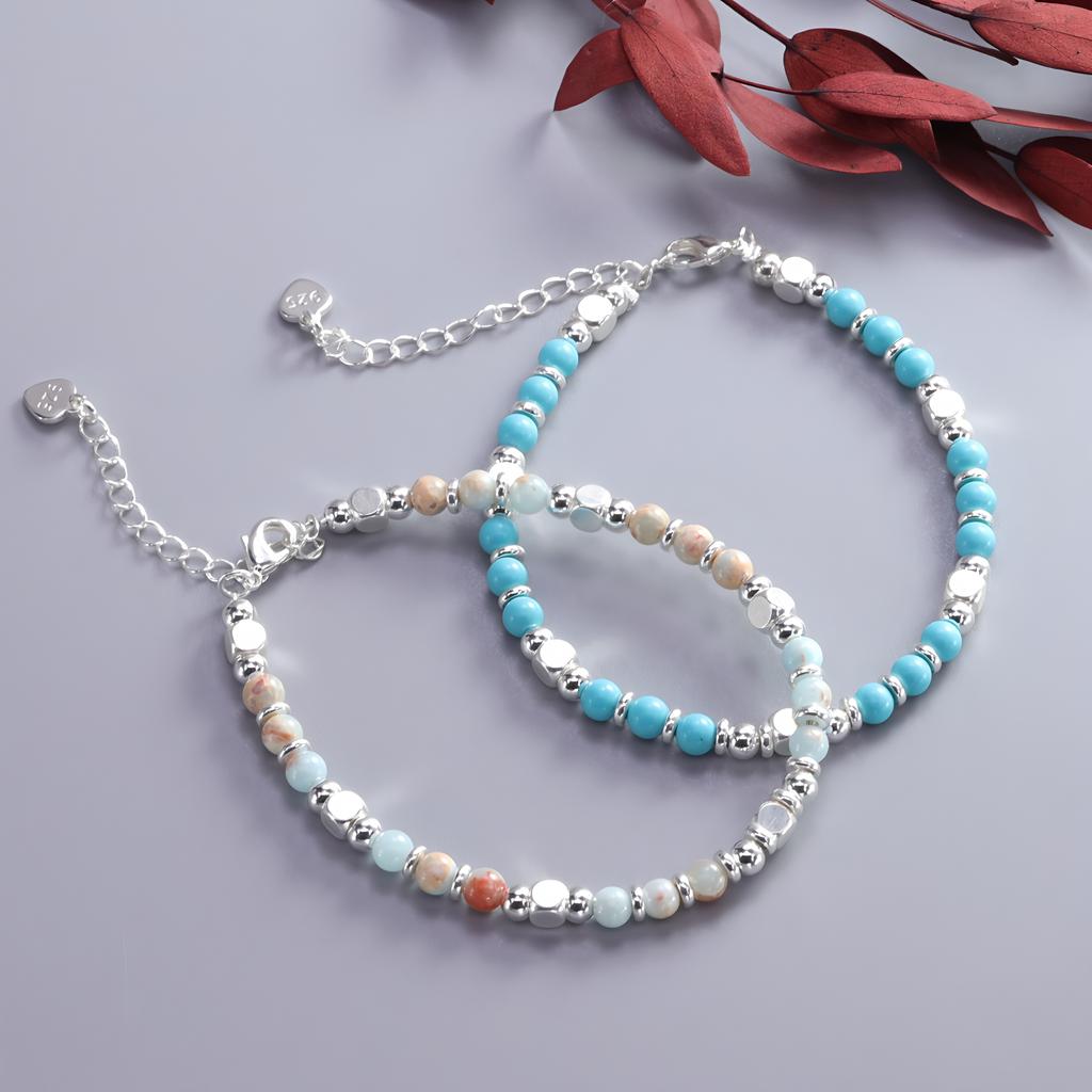 Original Polyhedral Beaded Bracelet Handmade Gift for Yourself Bring Good Mood Bracelet