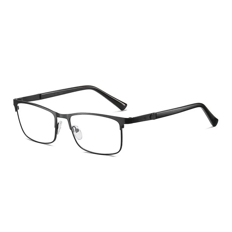 

Fashionable Metal Half-Frame Presbyopia Glasses High-Definition Blue Light Blocking Reading Glasses Men S Business Eyeglasses 4.0