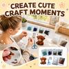 DIY Tier Perlen Bastelset mit verschiedenen Perlen, Faden, Schere und Anleitung für handgefertigten Schmuck, Kunstprojekte und kreatives Basteln