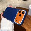 Ribbed Corrugated Suitcase Stripe Soft Silicone Phone Case For Apple iPhone 17 16 15 14 13 Pro Max Solid Color Shockproof Cover