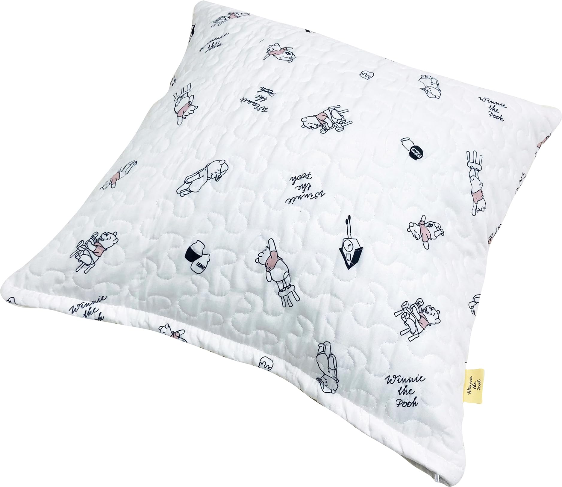 

MORIPiLO Disney Cushion 45x45cm the Backrest Cushion Nordic Stylish Disney by Morishita Makura Cover, (Winnie Pooh, Korean-style Ibul, Beige) - Cute,