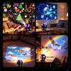 Dynamischer rotierender LED-Projektor, wiederaufladbare Ozeanlichter, verstellbare Helligkeit, LED-Atmosphärenlicht für Schlafzimmer