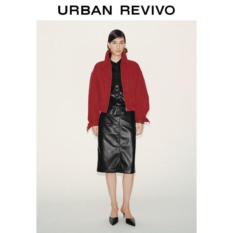 UR2026 Women's Cotton Lapel Short Jacket