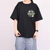 Converse City Escape T Shirts Unisex Black Crew Neck Moderate Straight Fit 10026169-A03