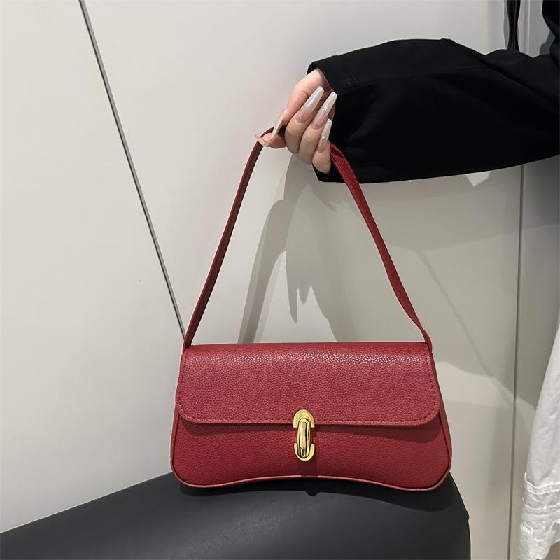 False Niche Bag, Foreign Style Underarm Bag, Women's Bag, Autumn 2025 New Trendy Fashion Casual Simple Portable Shoulder Bag