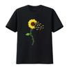 Womens Sunflower Occupational Therapy Costume OT Therapist T Shirt Black Vintage Washed Streetwear Comfortable Fashion