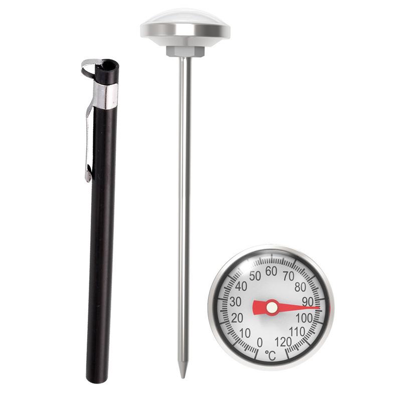 Household Bimetallic Food Thermometer Probe Type Kitchen Milk Coffee Stainless Steel Food Baking Probe Thermometer sets