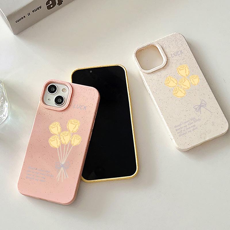 Mobile Phone Cases for iPhone 11 13 XR 15 Pro Max 12 14 Pro Max Case iPhone 16 7 Plus 8 Plus XS Max Degradable and Environmentally Friendly Anti-fall