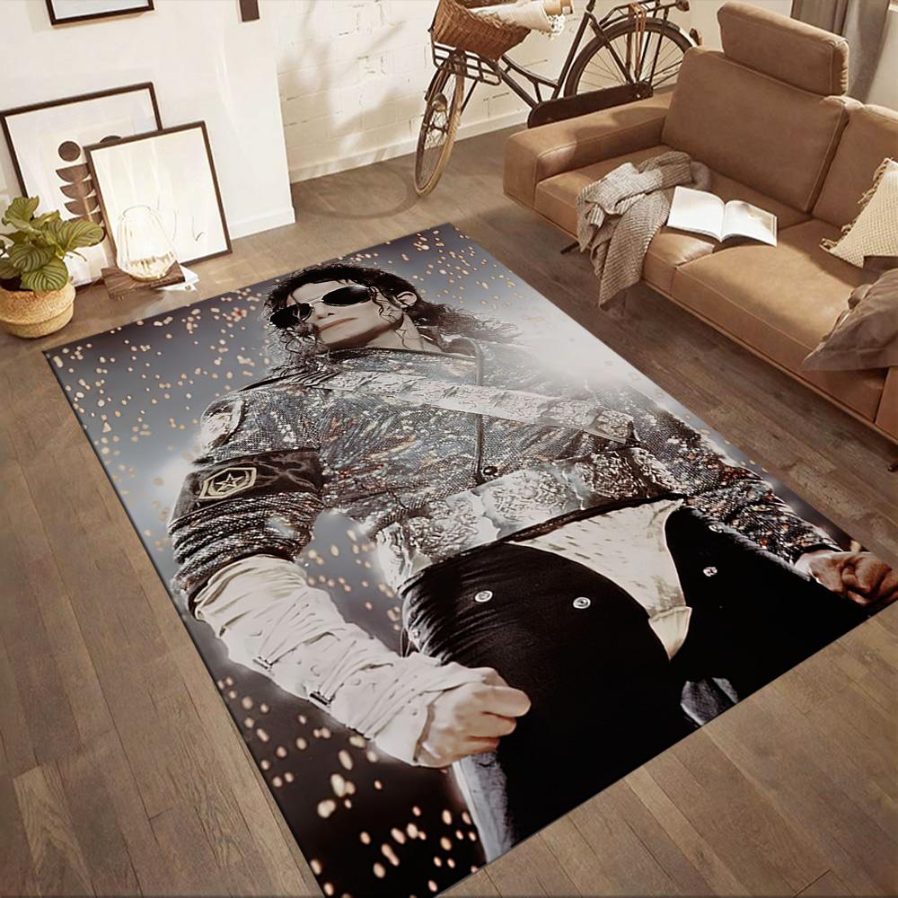I tappeti quadrati dallo stile iconico di Michael Jackson sono un'ottima scelta per soggiorni, camere da letto, arredamento della casa e come regali.