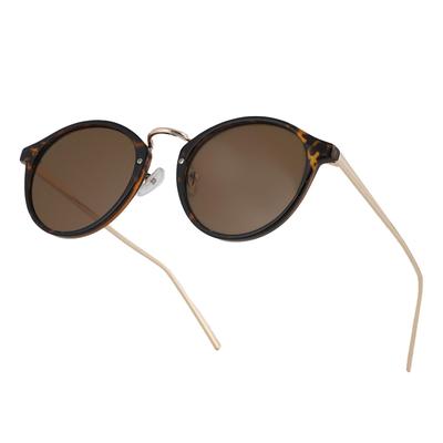 Stilvoller Demi Schildpattbraun Boston Boslington Metallrahmen zum Fahren UV-Schutz UV400 UV-Schutz [Brücke] Herren Damen