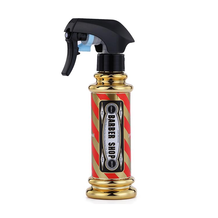 4 Colors Retro Barbershop Spray Bottles Mist Watreing Can Portable Refillable Bottles Salon Accessories Hairdresser Tools