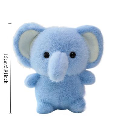 Komfort-Stofftier Hase Katze Elefant Puppe Kleine Ornamente Puppe Neu Kawaii Weiche Tier-Serie Stofftier Geburtstagsgeschenk Heimdekoration