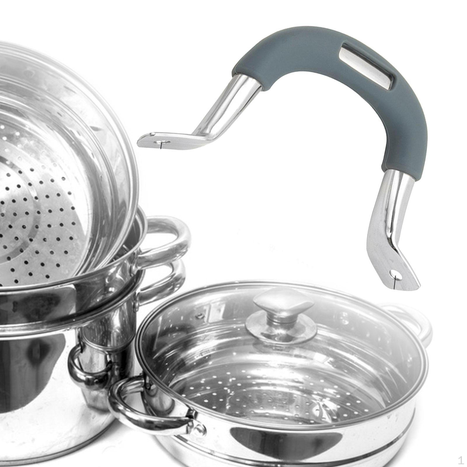 

3 шт. Ручки для сковороды с боковыми универсальными прочными съемными кастрюлями вок L