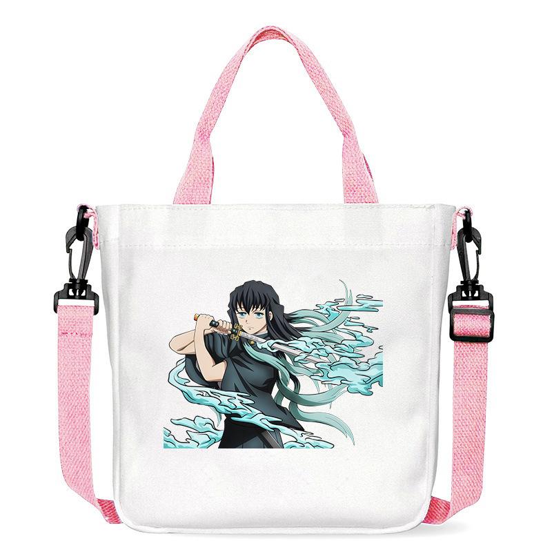 Japanische Cartoon-Comics Demon Slayer: Kimetsu no Yaiba - Muichiro Tokito Bedruckte Canvas-Tasche 7547