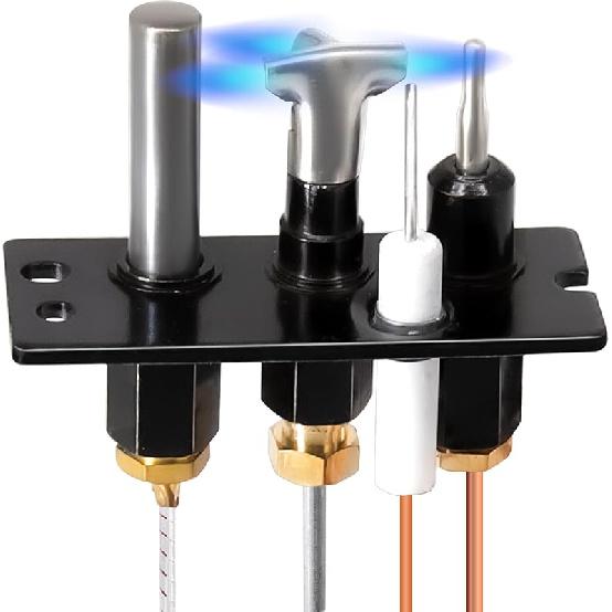 Hiorucet 4021-736 Природный газ (НГ) Комплекты пилотной горелки для каминов Heatilator, Heat N Glo, Quadrafire, Детали для каминов Heat N Glo, Комплект пилотной горелки Heat N Glo 485-510A 4021-736 Natural Gas