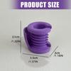 Easy to Wear Crochet Finger Protectors Plastic Elastic Comfortable for Yarn Work with Reinforced Bottom
