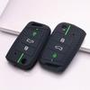 Key Fob Cover for VW Golf Tiguan Passat Polo Octavia A7 Mk7 Mk2 B8 Anti-Scratch Surface Shockproof Structure Soft Grip Texture Easy Install Design