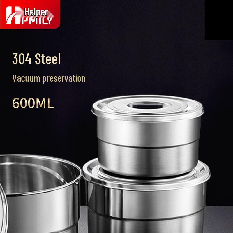 HPMILY 304 Stainless Steel Food Storage Containers