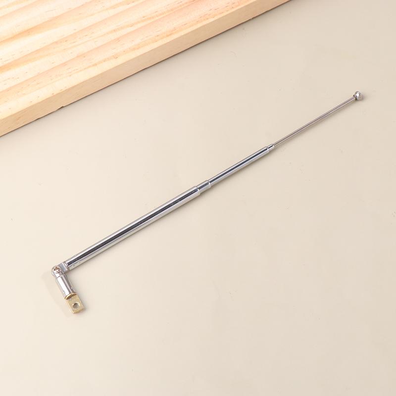 1Pc 52-73 5-sekční teleskopická nerezová ocel Full-kanálové Am FM rádio Univerzální otočná anténa