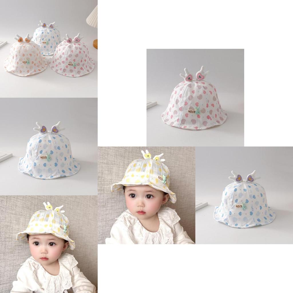 Baby Sun Hat Spring Summer Thin Cute Lovely Fisherman Hat For Boys Girls Infants Toddlers