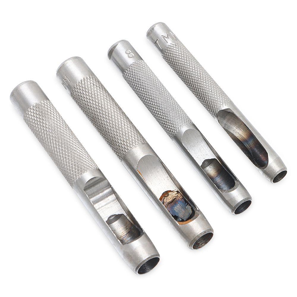 Handcrafts Removable Screw Sewing Accessories Puncher Carbon Steel Punching Hole Belt Hole Punch Leather Tool