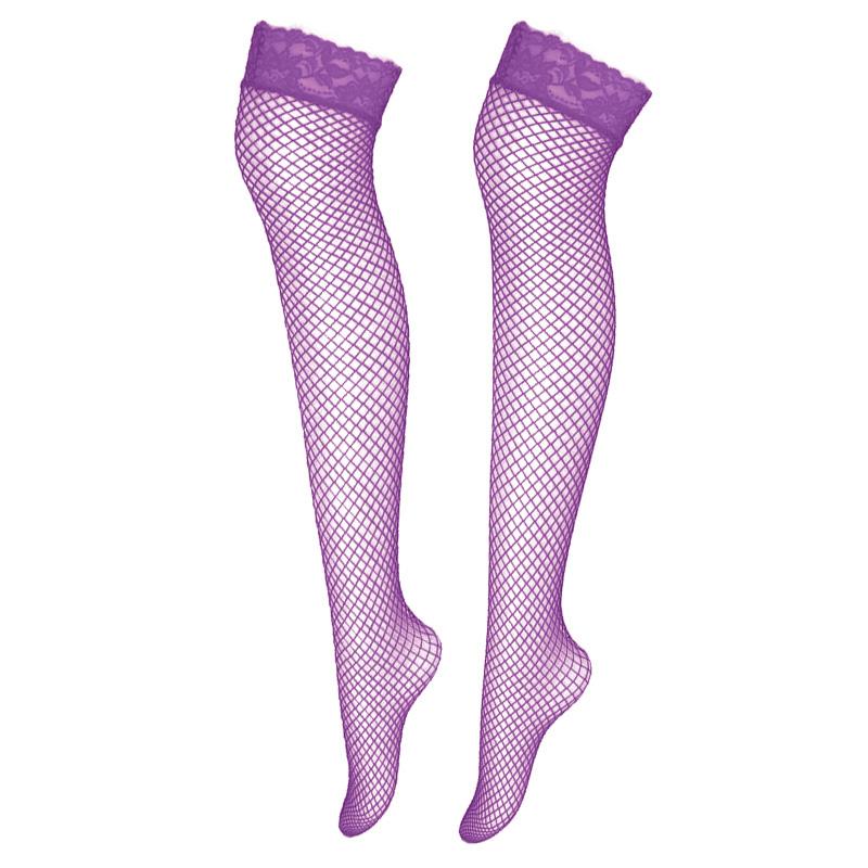 Sexy Fishnet Stockings Women Summer Thin Transparent Mesh Thigh High Stockings Elasticity Over Knee Nylon Stocking