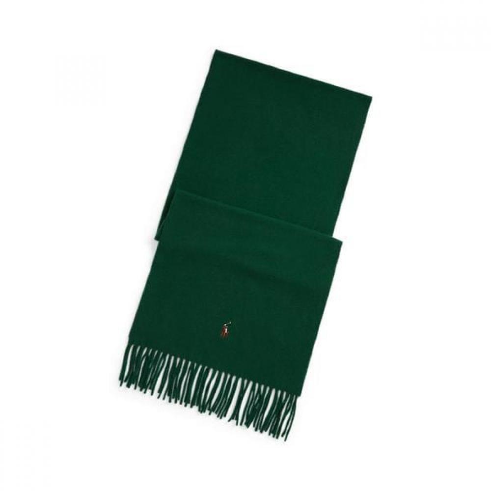 Polo Ralph Lauren Men S Fringe Virgin Wool Scarf mapohgS0j321044300 ONE