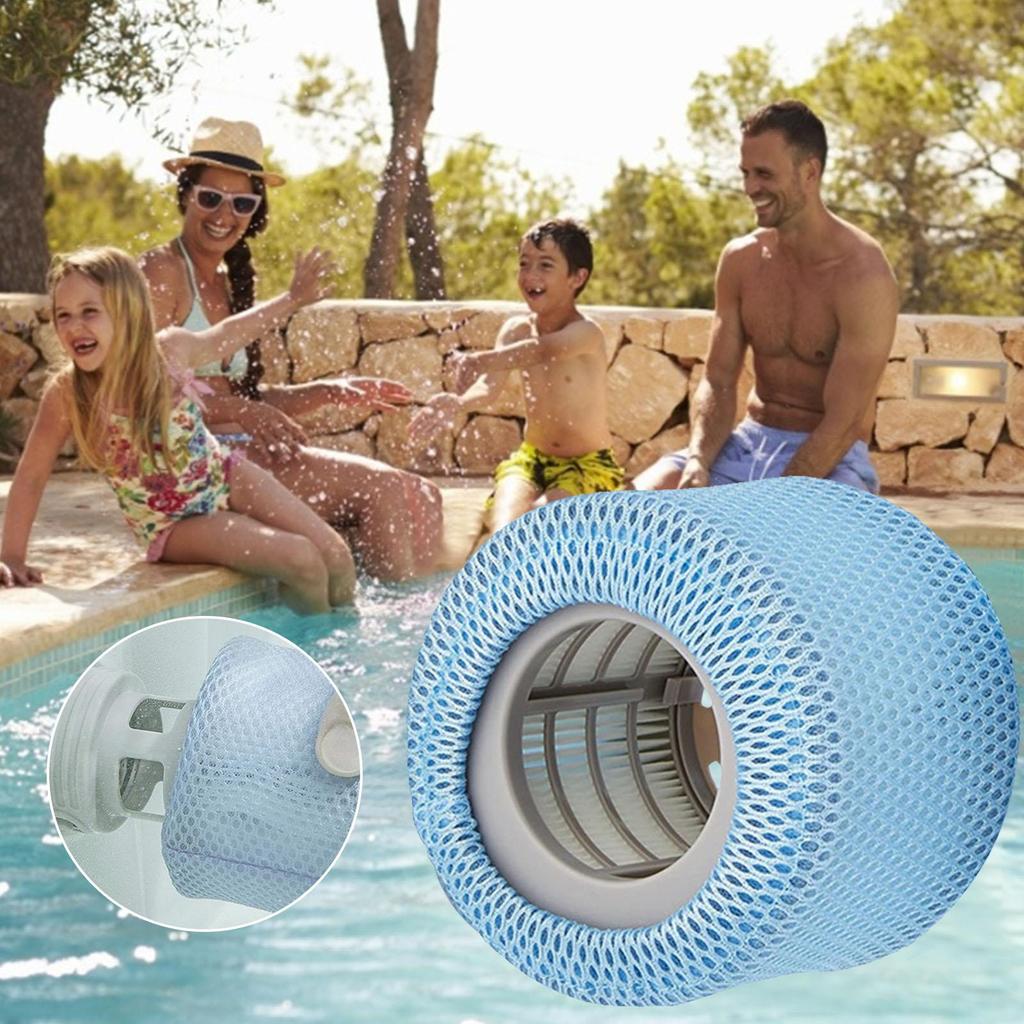 Pool Cartridge Mesh Pool Filter Protective Net Nylon Mesh Cover Strainer Swimming Pool Ultra Fine Mesh