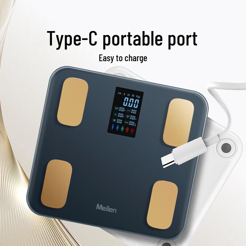 MeilenMeilen Smart Body Fat Scale with Heart Rate Monitor (CN version)
