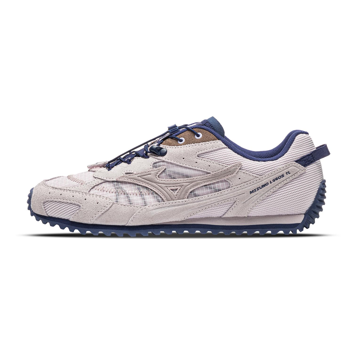 Mizuno LG 60S TL Легкие Дышащие Нескользящие Прочные Низкие Повседневные Кроссовки Женские Серый Фиолетовый D1GH263201 38