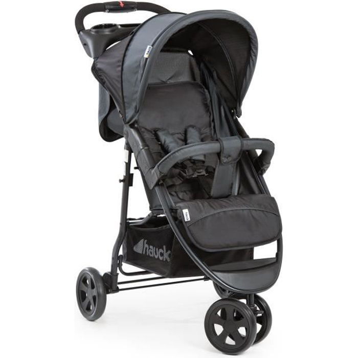 HAUCK - Poussette compacte - CITI NEO II - 3 roues - Caviar / Stone
