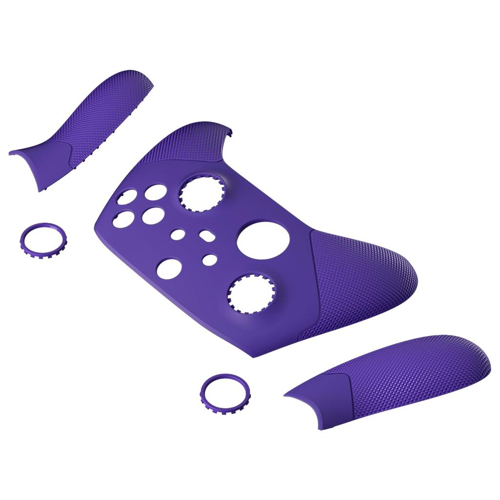 eXtremeRate Redesigned Grip Handle Faceplate for Xbox Core ASR Version Performance Rubberized Side Rail Grip Shell for Xbox Series X S Controllers