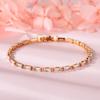Mihmily brand-pink gem bracelet, simple niche high-end luxury fashion