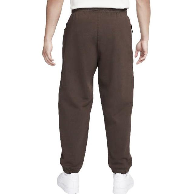 New Nike Solo Swoosh Men's Fleece Pants Brown DX1365-237
