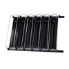 Automatic Drink Pusher Glide Width Adjustable Simple Operation Labor Space Saving Black Self Pushing Can Organizer for