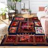 Dinosaur Portraits Pattern Rug Floor Mat for Living Room or Bedroom Soft and Comfortable Carpet a Gift for Birthday and Holiday.