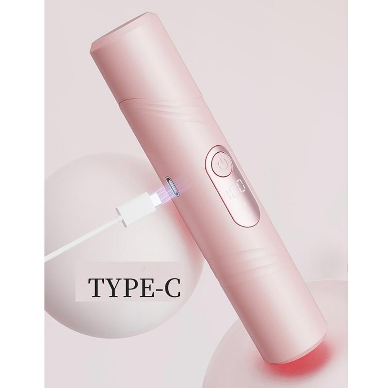 Rechargeable Cordless Hair Remover For Sensitive Skin Compact Travel Size ABS Material Unisex Body