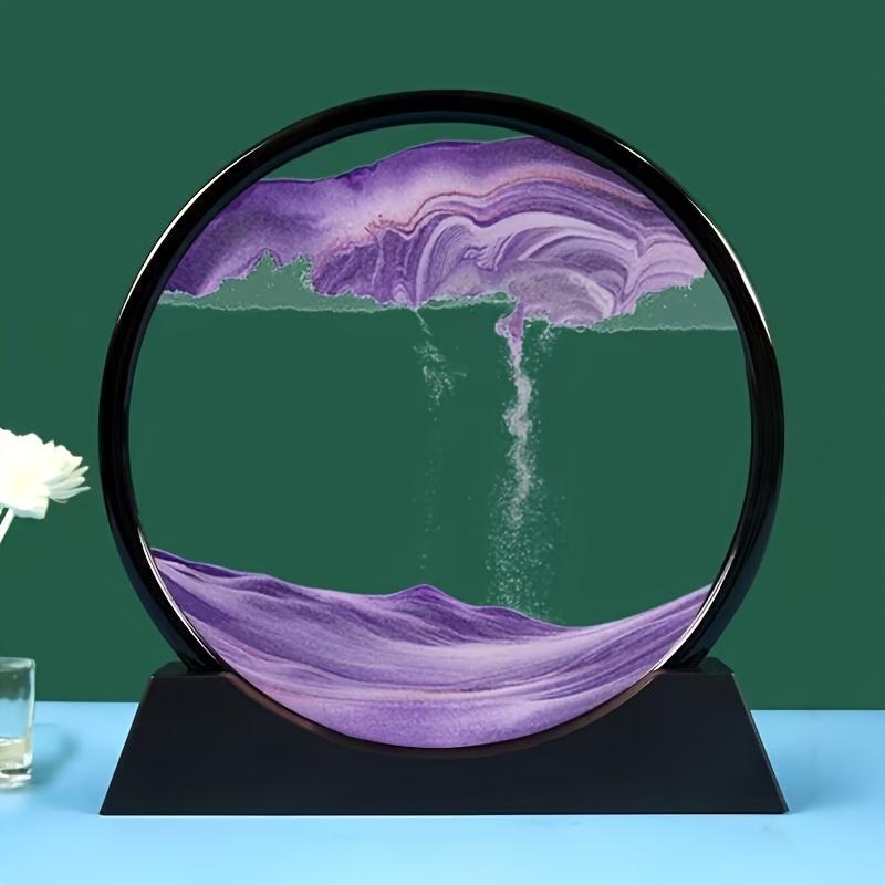 

1pc Morphological Change Glass Art Decor Abstract Modern Style Handmade Sculpture Home Office Living Room Desk Decor Perfect Gif 7 inches