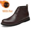 Модные осенне-зимние мужские ботильоны, роскошный бренд, на шнуровке, деловая обувь, мужская обувь из натуральной кожи, высокое качество, круглый носок, базовые ботинки